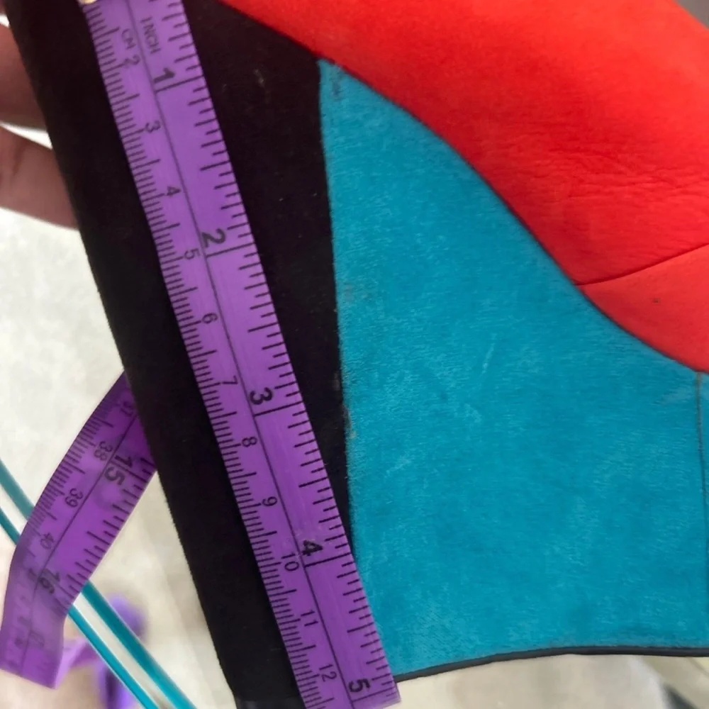 Jessica Simpson Color Blocking Wedge - Picture 2 of 5